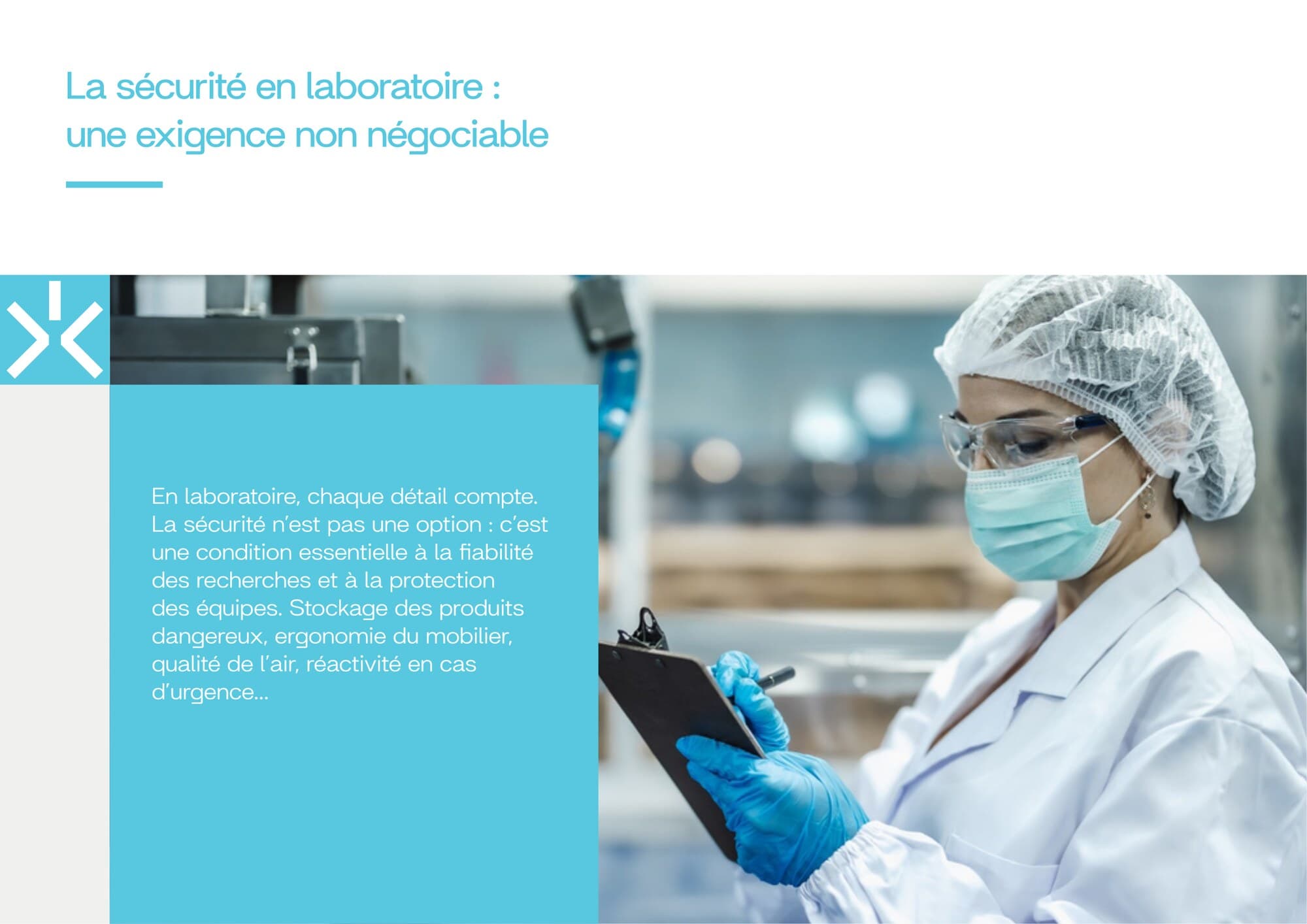 Sorbonne XLAB — vue technique avec annotations des caractéristiques