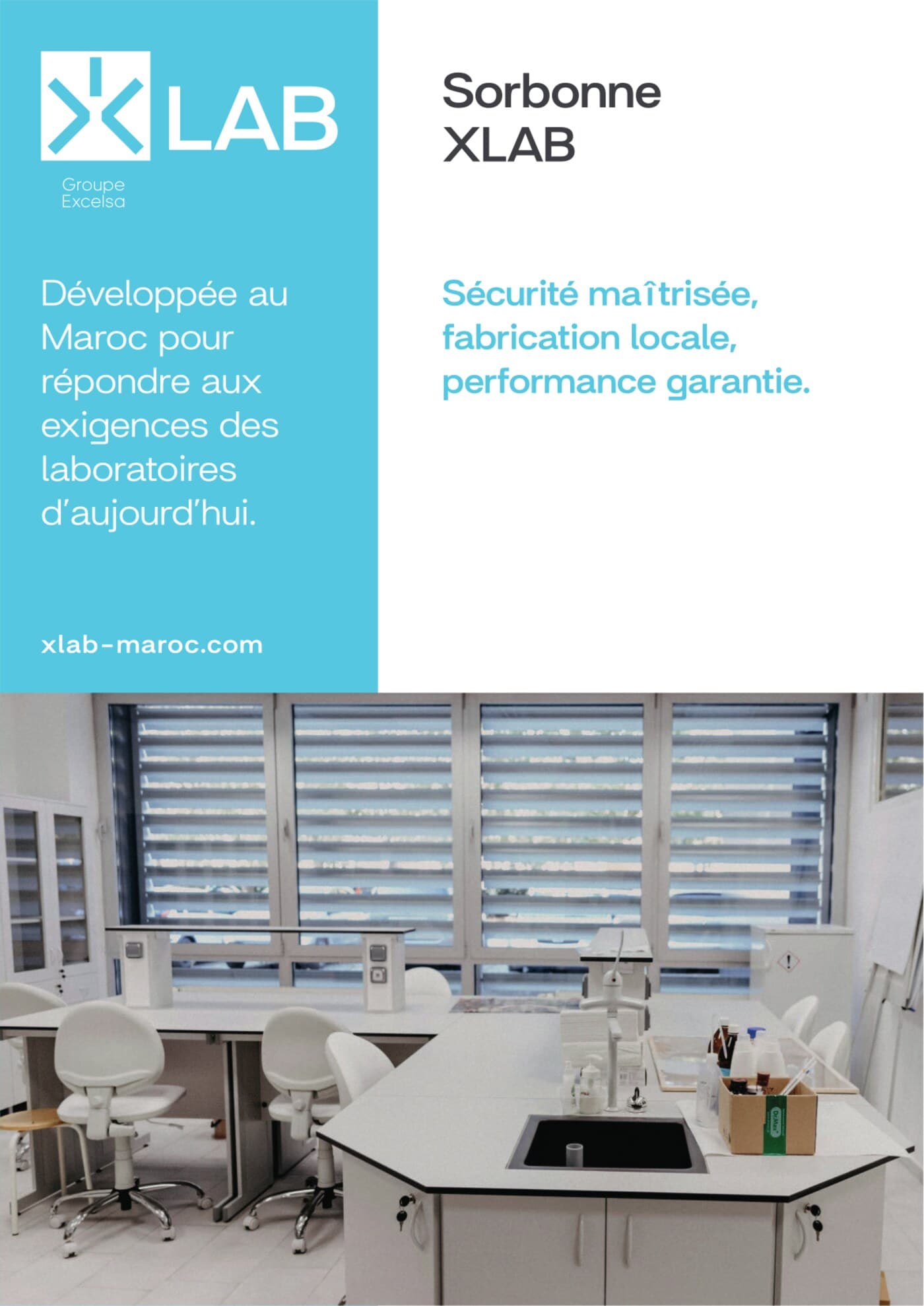 Sorbonne XLAB installée dans un laboratoire marocain